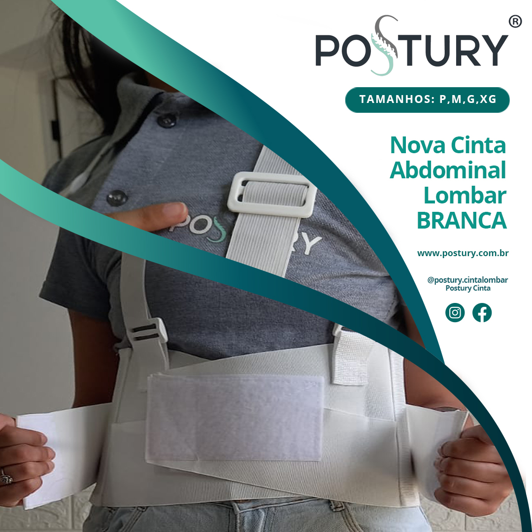 Cinta Abdominal Postury Branca